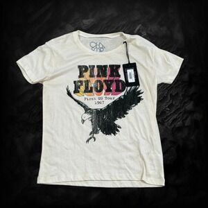 Chaser Pink Floyd First US Tour 1967 Graphic Tee Cream Small NWT